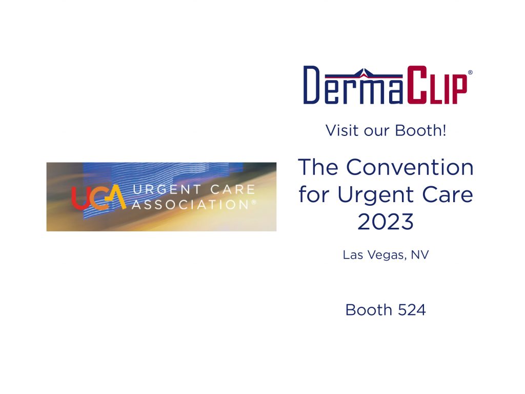 DermaClip Exhibits at UCAOA 2023 for Urgent Care Clinics, Non-invasive skin closure, alternative to sutures and skin glues