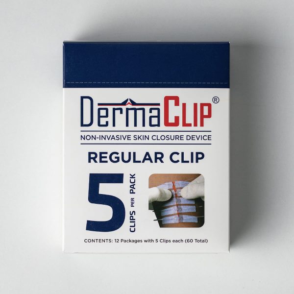 DermaClip regular clip packaging back