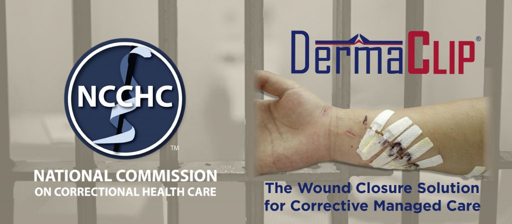 DermaClip is a non-invasive closure solution for prisons and jails.